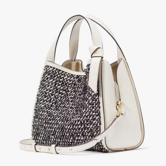 Kate Spade Knott Raffia Tweed Medium Crossbody Tote - Picture 1 of 16